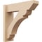 Ekena Millwork 6-in W x 16-in D x 20-in H Olympic Slat Rough Cedar Woodgrain TimberThane Outlooker, Primed Tan OUTUR060X16X20OLY24RCPR - alternate 1